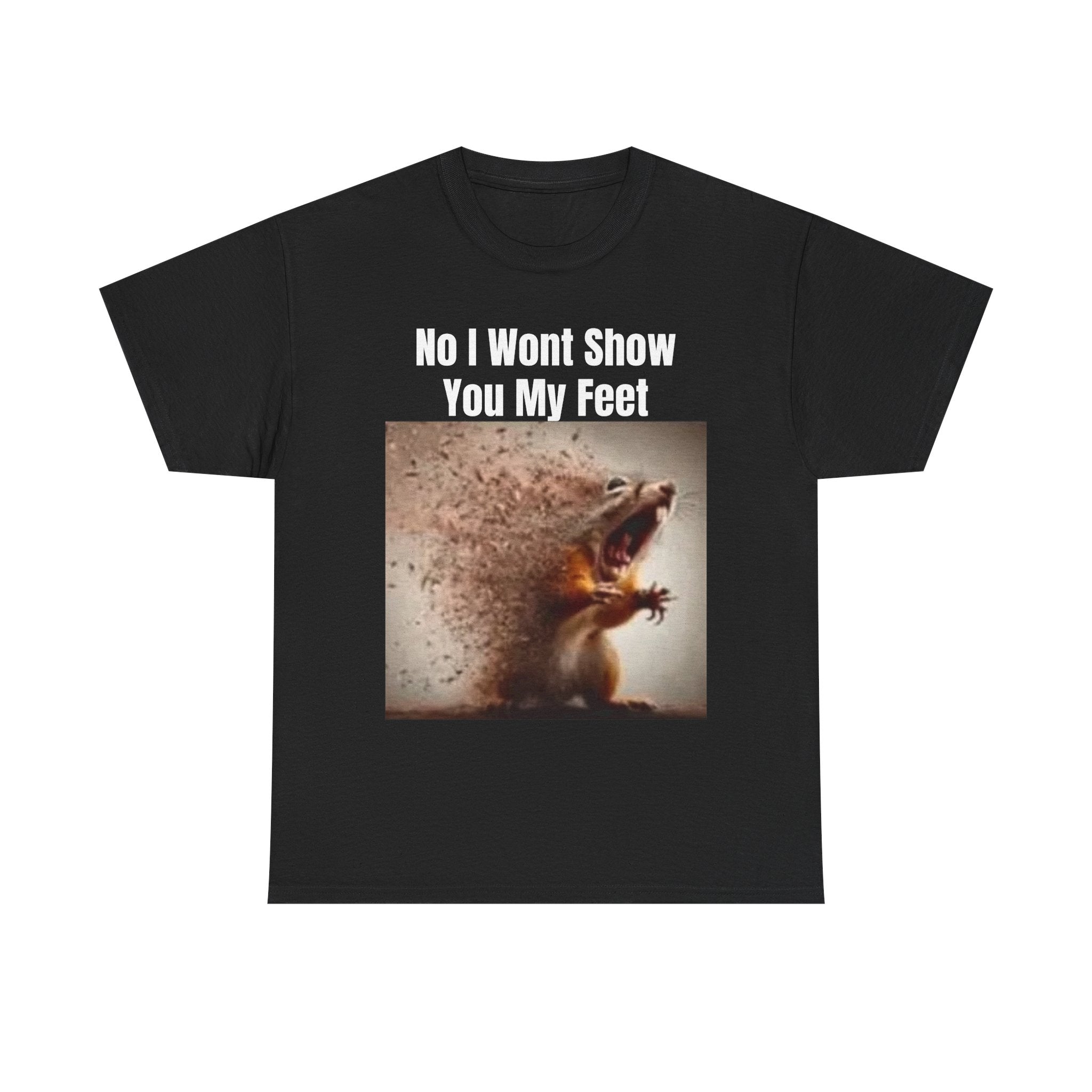 No I Wont Show You My Feet Fun Tee